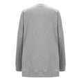 thumbnail image 3 of STETMN Plus Size Sweatshirts for Women Loose Waffle Knit Long Sleeve Pullover Top with Pocket, 3 of 5