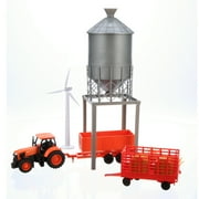 Kubota M5-111 Tractor and Grain Bin Playset