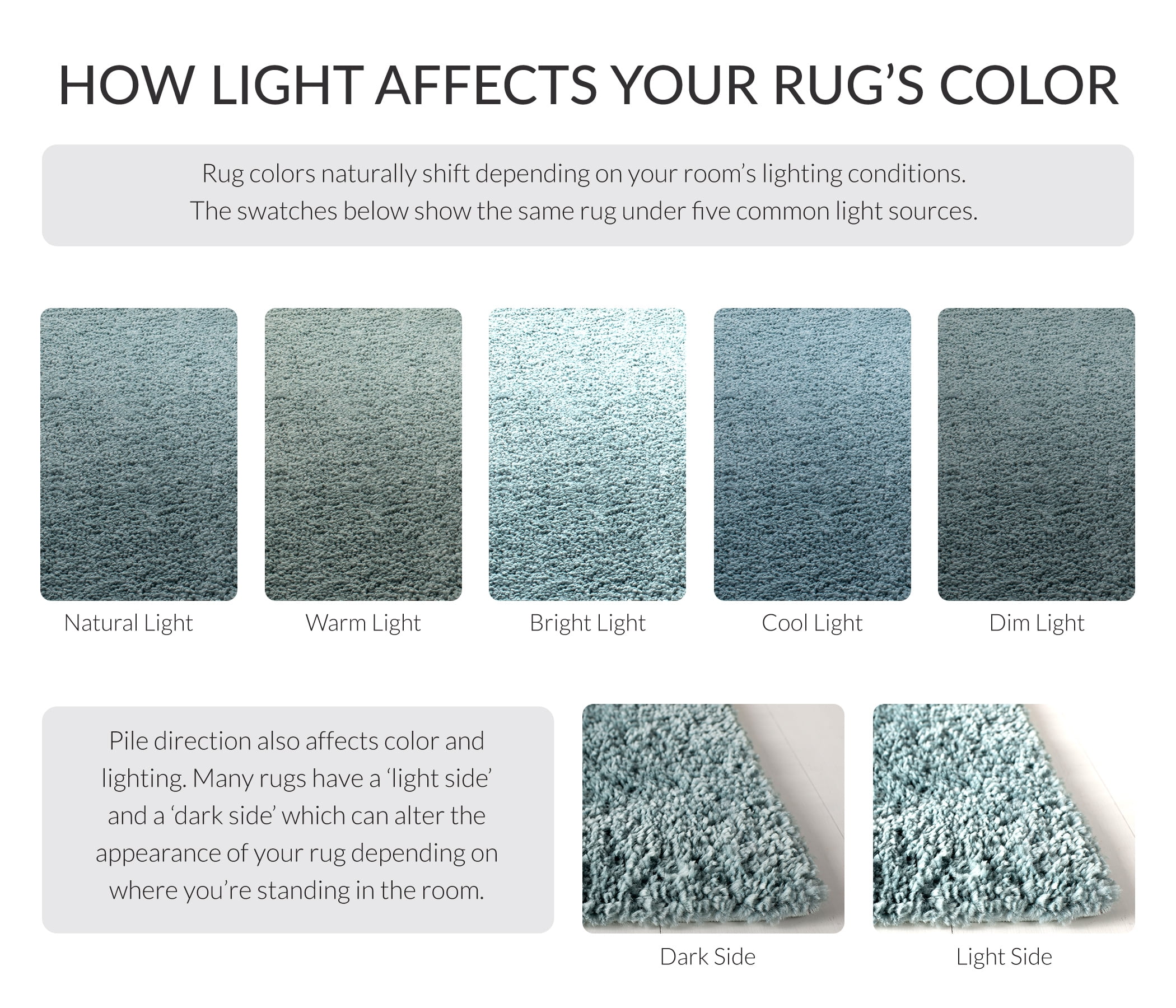 Safavieh August Carlene Solid Plush Shag Area Rug, Aqua, 4' x 4' Square