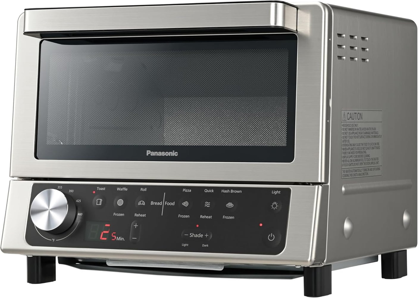 Panasonic FlashXpress Toaster Oven, 1300W, 6 Auto Presets, Smart Sensor, NBG205S