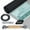 Black, variant on 48x117 inch Windows and Screen Door Replacement Repair Kit with Tool Set for Easy Installation, Black