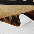 thumbnail image 5 of Erosebridal Elephant Bed Spread Queen, Rustic Woodland Queen Coverlet Set, 3-Piece 1 Quilt and 2 Pillowcases, 5 of 7