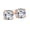 Rose Gold, variant on 1 to 5 Carat IGI Certified LAB-GROWN Asscher Cut Diamond Earrings 4 Prong Screw Back Ultra Premium Collection (E-F Color, SI1-SI2 Clarity) 14K White Gold 1 Carat