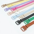 thumbnail image 3 of Women Leather Belt Candy Color Fashion Square Buckle Belt Ladies Belt for Jeans Pants Dresses, 3 of 7