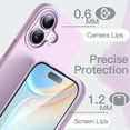 thumbnail image 4 of JETech Liquid Silicone Case for iPhone 17 6.3-Inch, Silky Soft Touch Full-Body Protection (Purple), 4 of 6