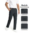 thumbnail image 3 of 33,000ft Men's Convertible Hiking Pants, Quick Dry Stretch Zip-Off Lightweight Cargo Pants for Camping Fishing Grey 32W x 32L, 3 of 7