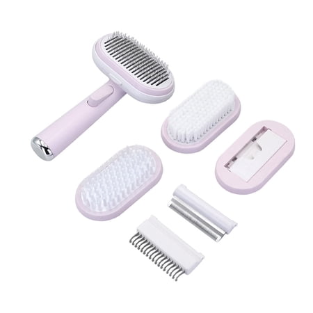 Upgrade Cat Grooming Brush Self Cleaning Brushes for Cats Pet Grooming Brush Tool Cat Comb Gently Removes Loose Undercoat Pet Massaging Tool Suitable for Pets with Long or Short Hair