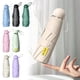 thumbnail image 1 of Sombrilla portátil, diseño mini plegable, ligera y compacta, protección UV, ideal para viajes de mujeres, refugio para días de lluvia, pequeña cápsula., 1 of 8