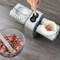 thumbnail image 5 of Máquina automática para hacer bolas de masa hervida de doble cabezal con 2 modos de grado alimenticio eléctrica para hacer raviolis empanadillas wontons y más en casa, 5 of 5