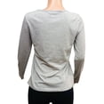 thumbnail image 2 of Charter Club Grey Basic Long Sleeve Pajama Top Sleepwear Women's Small, 2 of 2
