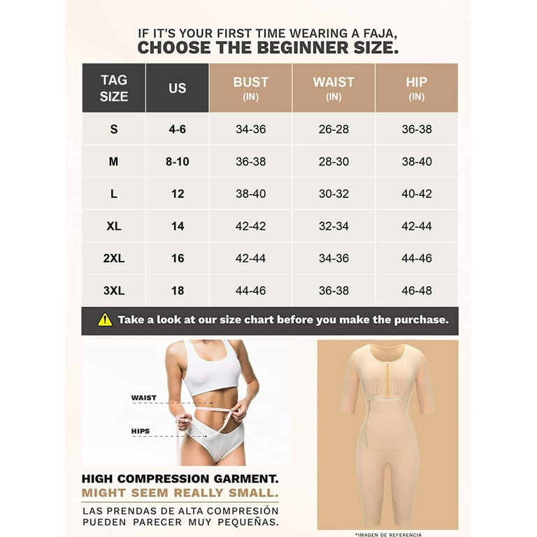 BBL Stage 2 Fajas Colombianas Women's Shapewear Bodysuit Tummy Control Post  Surgery Compression Body Shaper Waist Trainer (Color : Skin, Size :  3X-Large) : : Clothing, Shoes & Accessories