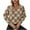 Khaki, variant on Wancir Women’s Graphic Sweater Casual Knit Pullover Drop Shoulder Long Sleeves Crewneck Soft Jumper Tops