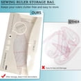 thumbnail image 4 of Metric Sewing Ruler Kit 9-Piece, Clear French Curve Pattern Drafting Tools for Beginners Tailors Designers, Flexible Inch and CM Measuring Set, Multicolor, 4 of 6