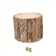thumbnail image 5 of [1pc Round Art Deco Planter] Art Deco Style Wooden Tree Stump Planter - Round Lightweight Tabletop Flower Pot for Indoor and Out, 5 of 8