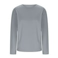 thumbnail image 6 of Women's Sweatshirts, Sweaters for Women Long Sleeve Lightweight Crewneck Soft Basic Knit Shirt 2025 Fall Fashion Loose Fit Pullover Tops, 6 of 7