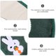 thumbnail image 5 of GOOHOCHY 1 funda de asiento de inodoro de felpa de invierno con cremallera para el hogar (colores surtidos), 5 of 8