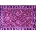 thumbnail image 1 of Ahgly Company Indoor Rectangle Persian Purple Traditional Area Rugs, 7' x 10', 1 of 4