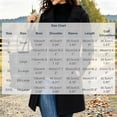 thumbnail image 3 of Cmfcve Womens Plus Size Hooded Coats Double‑Breasted Mid Length Overcoat Long Sleeve Casual Outerwear Jacket, 3 of 8