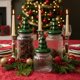 thumbnail image 4 of Set de 3 frascos de cristal navideños Mimorou 1.3L, 975 ml, 650 ml, 4 of 9