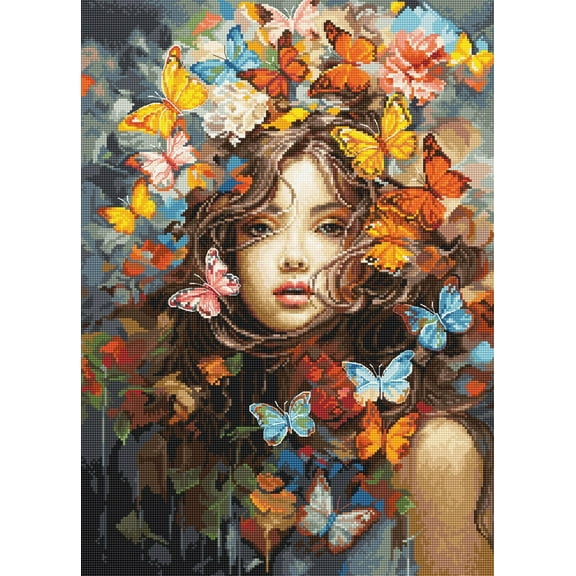 Butterflies Magic BU5043L Counted Cross-Stitch Kit