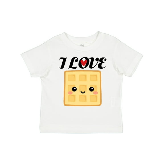 Inktastic Waffle Lover I Love Waffles Boys or Girls Toddler T-Shirt