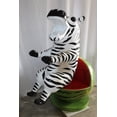 thumbnail image 5 of Happy Hippo Wearing Pajamas on a Watermelon Fiberglass statue 40" x 58" x 67"H, 5 of 12