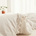 Move Over White Pom Poms Bedding Sets Queen Soft Washed Microfiber off