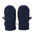 thumbnail image 4 of AWZXDE Kids Gloves Winter For Boys And Girls Warm Thermal Lined Cold Weather Mittens Thermal Insulated Skiing Hand Safe Navy,1-3 Years, 4 of 4