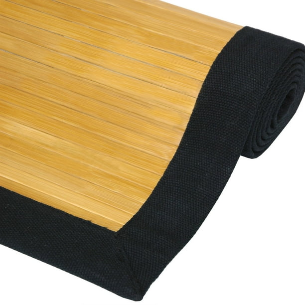 Oriental Furniture Bamboo Rug, Natural, 5x8