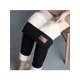 thumbnail image 1 of Mallas de invierno para mujer, mallas de cintura alta, pantalones cálidos de terciopelo, mallas de Color sólido para mujer, mallas elásticas cómodas para mantener el calor Tan Jianjun unisex, 1 of 2