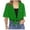 Green, variant on HCYSFG Womens Tie Front Cardigan Cropped Sheer Short Sleeve Open Front Design Lightweight Shrug Summer Vacation Layering Bolero