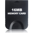 thumbnail image 1 of KSRplayer Tarjeta de Memoria de Alta Velocidad de 16MB para Nintendo GameCube y Wii – 251 Bloques, ABS Duradero, Plug-and-Play (Negro), 1 of 9