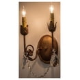 thumbnail image 3 of Meyda Tiffany 169657 Antonia 2 Light 12" Tall Wall Sconce - Autumn Leaf, 3 of 3