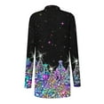 thumbnail image 4 of DDAPJ pyju Ugly Christmas Cardigans for Women Lightweight Casual Open Front Long Sleeve Duster Cardigan Fashion Holiday Outerwear Jacket Clearance Sales Prime Today Multicolor XXL, 4 of 6