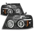 thumbnail image 2 of AKKON - For Ford F150 Pickup Black Bezel Dual LED G2 Projector Headlights + Tail Lamp Set, 2 of 7