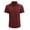Wine Red, variant on Men's Casual Short Sleeve Button Down Shirt Textured Summer Beach Shirt