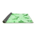 thumbnail image 2 of Ahgly Company Indoor Rectangle Abstract Emerald Green Modern Area Rugs, 5' x 8', 2 of 4