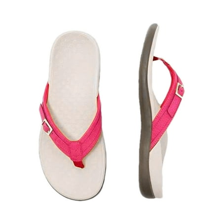 

Borniu Original Orthotic Comfort Thong Style Flip Flops Sandals for Women with Arch Support for Comfortable Walk