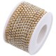 thumbnail image 5 of KAKOWELY 1 rollo de cadena para ropa, decoración DIY, sombrero, boda, ropa, parche, broche, forma creativa, cadena de diamantes de imitación, 5 of 5