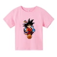 thumbnail image 4 of Nueva camiseta de algodón Goku para niños, camiseta de anime japonés para niños, camiseta gráfica de Goku de manga corta, camisetas deportivas informales y cómodas para niños, 4 of 5