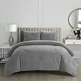 thumbnail image 6 of Lanco Modern Grey Comforter Set King Size , 3 Piece , Plush Brushed Ultra Soft , Premium Microfiber, 6 of 6