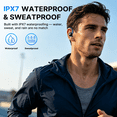 thumbnail image 4 of Wireless Earbuds, Bluetooth 5.4 Sports Headphones, 50H Playback Over Ear Earbuds with ENC Noise Cancelling Mic, Deep Bass Fitness Earphones Gym Running Workout with Earhooks, IP7 Waterproof Headset, 4 of 11