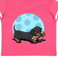 thumbnail image 4 of Inktastic Wiener Dog (Dachshund) with Bone Boys or Girls Toddler T-Shirt, 4 of 5