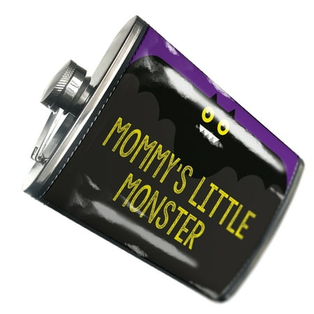 

NEONBLOND Flask Mommy s Little Monster Halloween Funny Bat