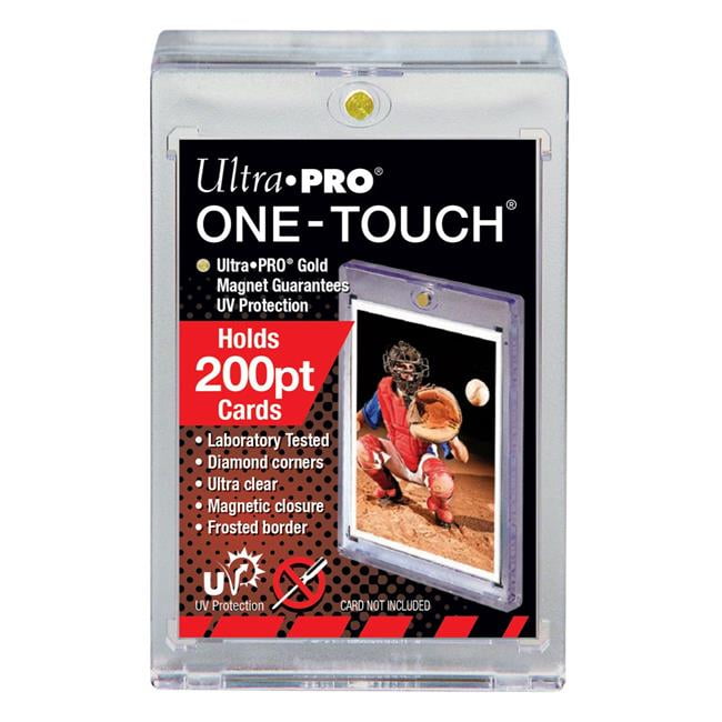 Ultra Pro One-Touch Black Border Regular Card 35 Point Card Holder Lot of 2