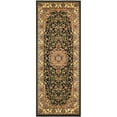 thumbnail image 4 of SAFAVIEH Lyndhurst Gabriella Traditional Bordered Runner Rug, Black/Ivory, 2'3" x 22', 4 of 11