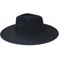 thumbnail image 3 of VERVE 8 Wide Brim Vegan Felt Rancher Hat - Women, Men, and Kids Fedora Style with Adjustable Inner Drawstring, 3 of 8