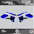 thumbnail image 3 of Kalair GFX Graphics Kit for Yamaha YZ250F (2003-2005) Turbo Series, 3 of 5