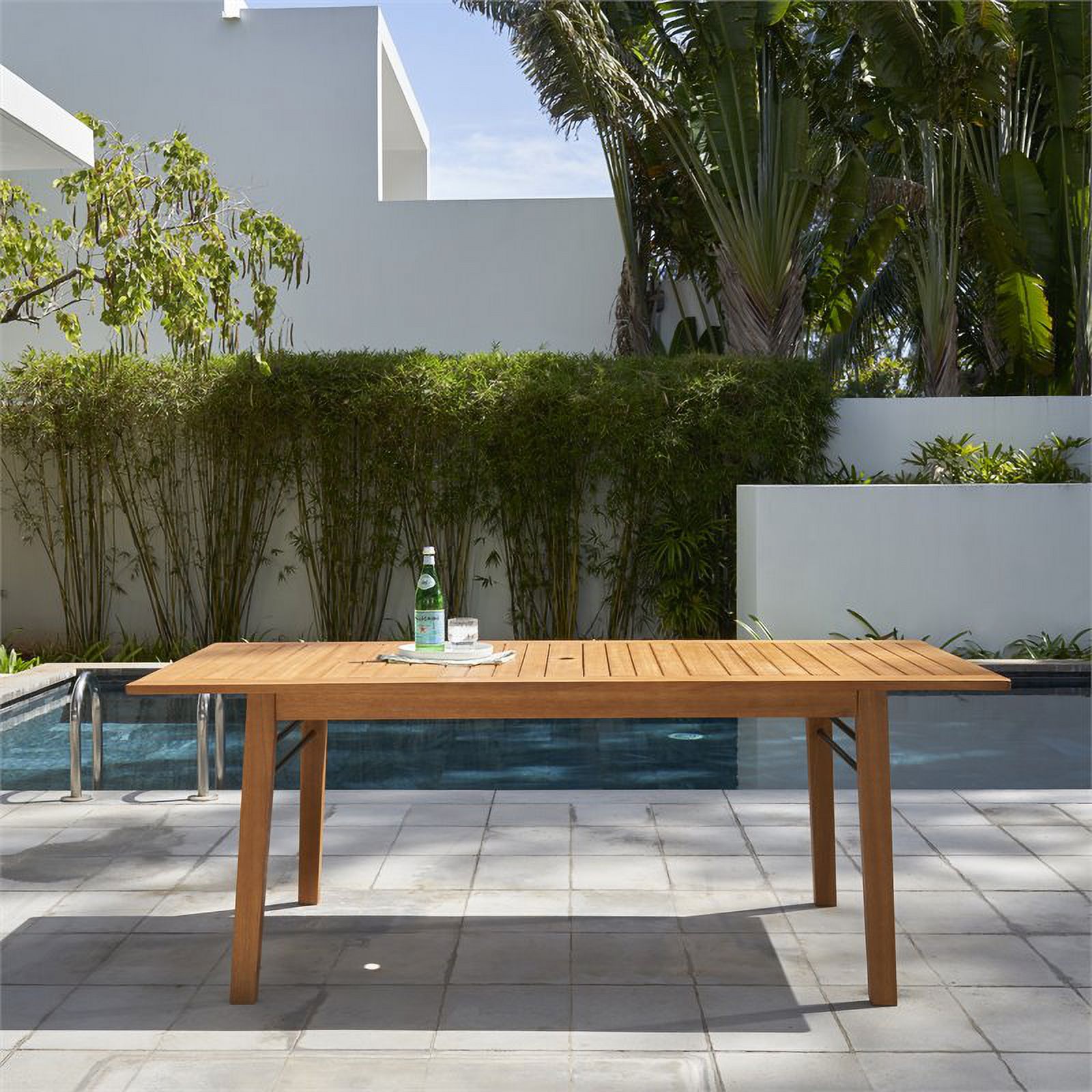 Gloucester Outdoor Patio Wood Dining Table - image 2 of 4