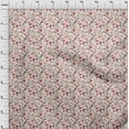 thumbnail image 4 of oneOone Cotton Silk Red Fabric Water Color Sewing Craft Projects Fabric Prints By Yard 42 Inch Wide, 4 of 4